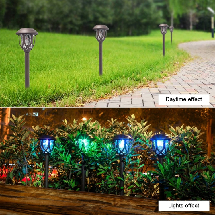 โคมไฟสนามกลางแจ้งกาแฟพลังงานแสงอาทิตย์ LED กันน้ำ IP65 สำหรับตกแต่งสวน