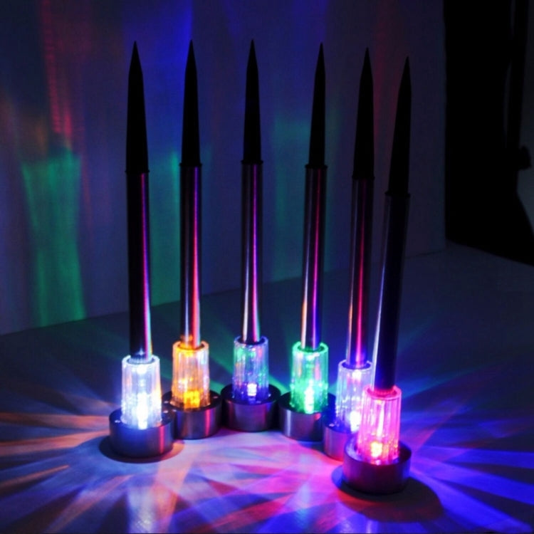โคมไฟสนามกลางแจ้งพลังงานแสงอาทิตย์ 10 ชิ้น สแตนเลส กันน้ำ IP65 ไฟตกแต่งสวน LED