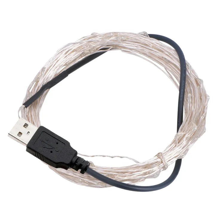 ไฟแถบไฟเทศกาล / ไฟประดับ USB SMD-0603 (ไฟขาวน้ำเงิน), LED1001LG, LED1001LW