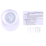 ไฟตู้เสื้อผ้าไร้สาย 9 ดวง LED 240 LM 6000K หมุนได้ 360 องศา เซ็นเซอร์ตรวจจับการเคลื่อนไหว ไฟกลางคืน ไฟผนัง สำหรับห้องนอน ห้องนั่งเล่น ห้องน้ำ ทางเดิน