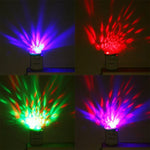 ไฟเวทีคริสตัลบอล LED RGB 4W USB พร้อมอะแดปเตอร์ Micro USB, พร้อมอะแดปเตอร์ Micro USB