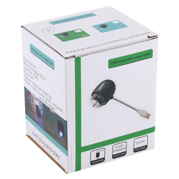 โคมไฟโปรเจคเตอร์เลเซอร์ LED USB 4W 5V