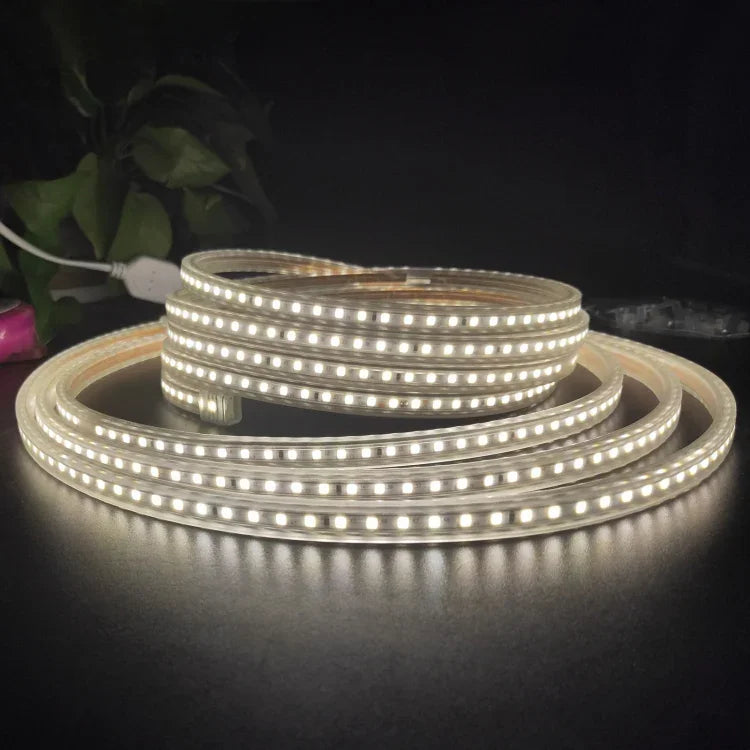 ไฟสาย LED SMD 2835 1200 ดวง ยาว 10 ม., AC 220V-240V, ปลั๊ก EU, 10 ม.
