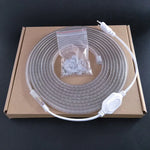 ไฟสาย LED SMD 2835 1200 ดวง ยาว 10 ม., AC 220V-240V, ปลั๊ก EU, 10 ม.