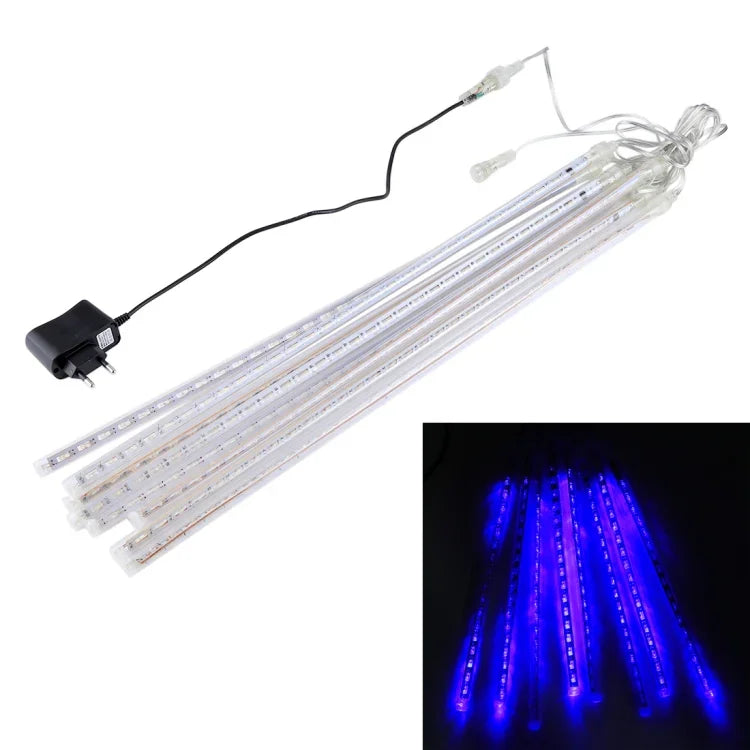 ไฟตกแต่ง LED เส้นผ่านศูนย์กลางท่อ 1.2 ซม. ใช้ไฟ AC 100-240V พร้อมปลั๊ก US, EU เลือกได้, 8 ชิ้น 50 ซม./สีน้ำเงิน, 8 ชิ้น 50 ซม./สีสันสดใส, 8 ชิ้น 50 ซม./สีขาว