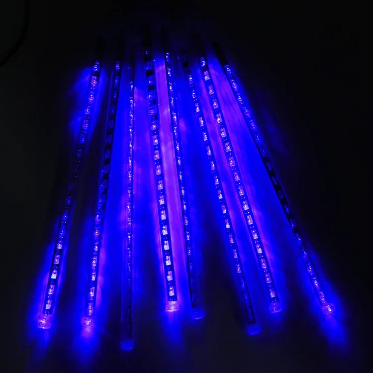 ไฟตกแต่ง LED เส้นผ่านศูนย์กลางท่อ 1.2 ซม. ใช้ไฟ AC 100-240V พร้อมปลั๊ก US, EU เลือกได้, 8 ชิ้น 50 ซม./สีน้ำเงิน, 8 ชิ้น 50 ซม./สีสันสดใส, 8 ชิ้น 50 ซม./สีขาว