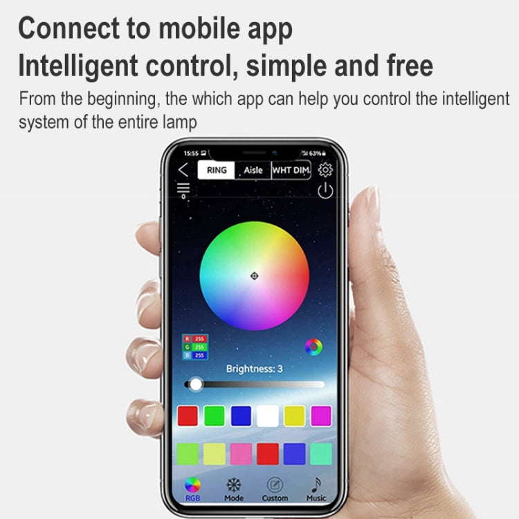โคมไฟตั้งโต๊ะโฮม RGB ดีไซน์โน้ตดนตรีสีสันลวงตา