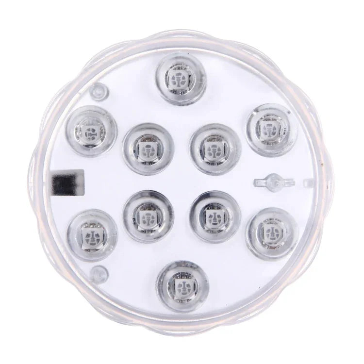 โคมไฟทรงกระบอก 10 ดวง LED ควบคุมด้วยรีโมท ระยะควบคุม (ในพื้นที่เปิด): 24-30 ฟุต, 10 ดวง LED
