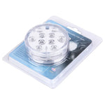 โคมไฟทรงกระบอก 10 ดวง LED ควบคุมด้วยรีโมท ระยะควบคุม (ในพื้นที่เปิด): 24-30 ฟุต, 10 ดวง LED