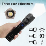 L-839 USB Rechargeable Spotlight Mini Portable XPE Glare LED Flashlight, L-839