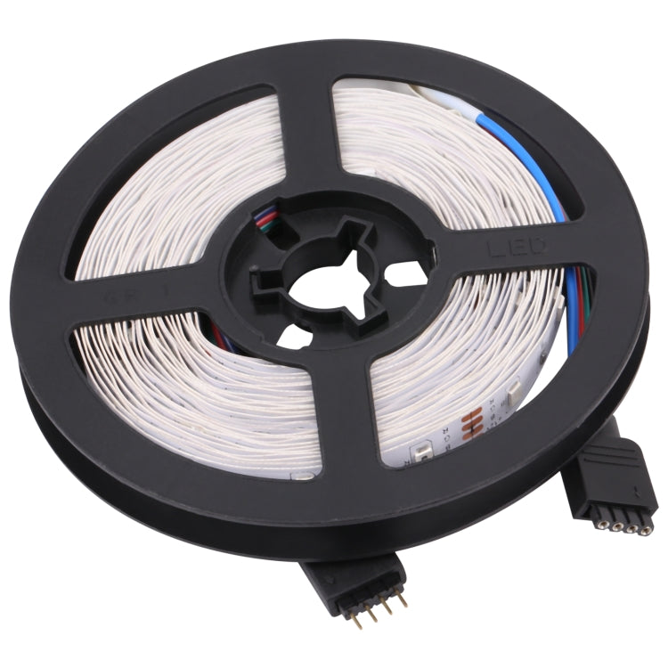 ไฟสายเชือก Bare Board 2835 SMD RGB LED ควบคุมผ่านแอป Bluetooth, 60 ดวง LED ต่อเมตร, ความยาว 5 เมตร, 12V 2A 100-240V