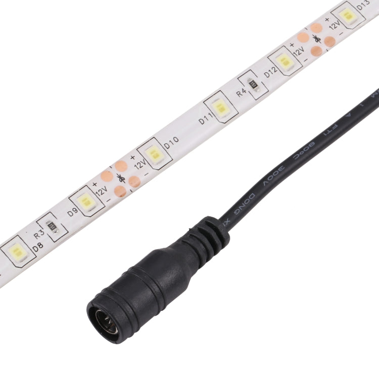 ไฟสายเชือก Bare Board 2835 SMD LED ปรับความสว่างได้ สีขาว/สีขาวอุ่น 2 ชิ้น, 60 ดวง LED ต่อเมตร, ความยาว 5 เมตร, 12V 2A 100-240V