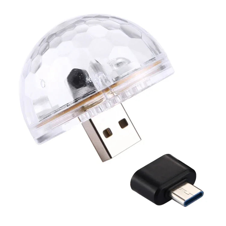 ไฟดิสโก้ KTV ดีเจ 4 LEDs Mini LED ควบคุมเสียงดนตรี, LED1799, LED1799T