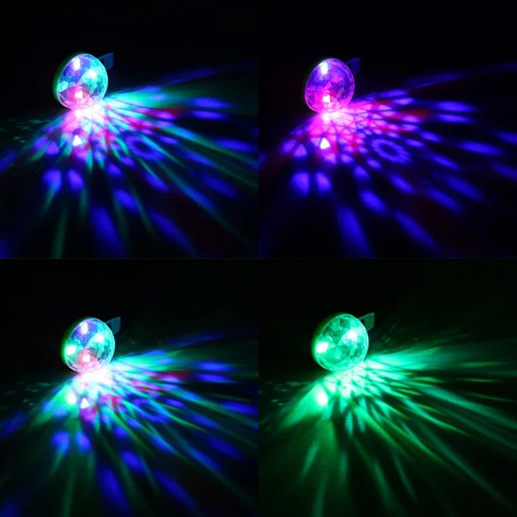 ไฟดิสโก้ KTV ดีเจ 4 LEDs Mini LED ควบคุมเสียงดนตรี, LED1799, LED1799T