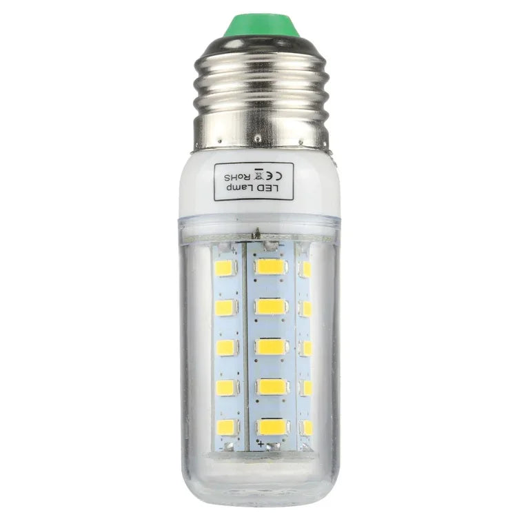 หลอดไฟประหยัดพลังงาน SMD 5730, DC 12-30V, E27 36 หลอด LED แสงขาว, E27 36 หลอด LED แสงวอร์มไวท์