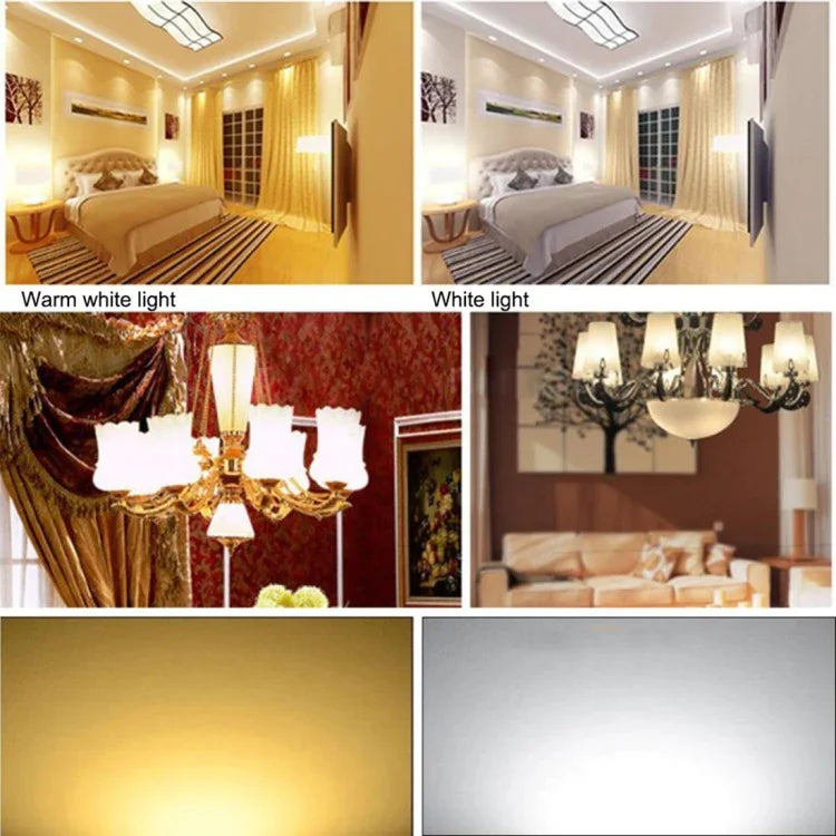 หลอดไฟประหยัดพลังงาน SMD 5730, DC 12-30V, E27 36 หลอด LED แสงขาว, E27 36 หลอด LED แสงวอร์มไวท์