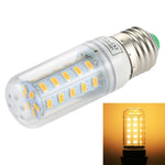 หลอดไฟประหยัดพลังงาน SMD 5730, DC 12-30V, E27 36 หลอด LED แสงขาว, E27 36 หลอด LED แสงวอร์มไวท์
