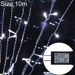 ไฟสายเทพนิยาย LED 100 ดวง พร้อมข้อต่อปลายและ 8 ฟังก์ชัน, ปลั๊ก US, 10m แสงสีขาว