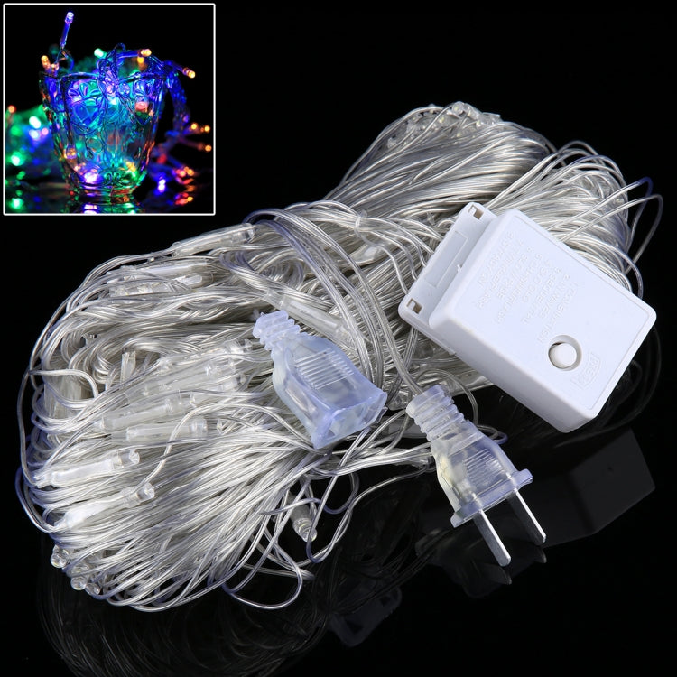 ไฟสายตาข่าย LED 200 ดวง พร้อมข้อต่อปลายสายและรีโมทมัลติฟังก์ชัน, ปลั๊กสหรัฐอเมริกา, AC 110V, ไฟสีรุ้ง ปลั๊กสหรัฐอเมริกา, ไฟสีขาว ปลั๊กสหรัฐอเมริกา, ไฟวอร์มไวท์ ปลั๊กสหรัฐอเมริกา