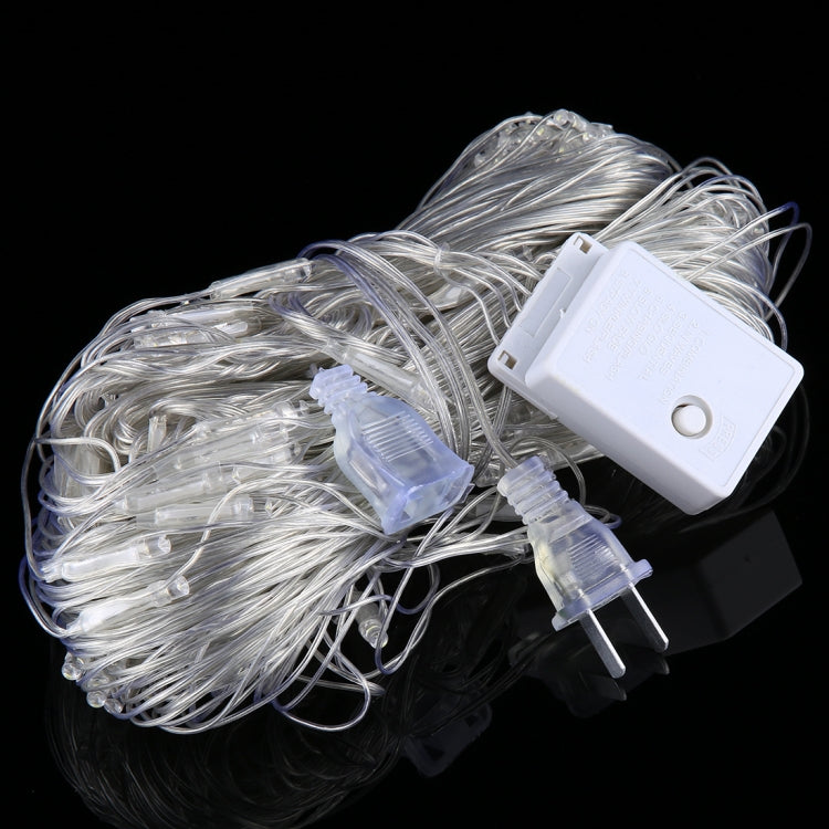 ไฟสายตาข่าย LED 200 ดวง พร้อมข้อต่อปลายสายและรีโมทมัลติฟังก์ชัน, ปลั๊กสหรัฐอเมริกา, AC 110V, ไฟสีรุ้ง ปลั๊กสหรัฐอเมริกา, ไฟสีขาว ปลั๊กสหรัฐอเมริกา, ไฟวอร์มไวท์ ปลั๊กสหรัฐอเมริกา