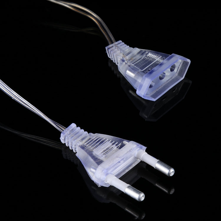 ไฟสายตาข่าย 200 หลอด LED พร้อมข้อต่อปลายสายและตัวควบคุมมัลติฟังก์ชัน แสงวอร์มไวท์ ปลั๊ก EU, แสงน้ำเงิน ปลั๊ก EU, แสงสีสันสดใส ปลั๊ก EU, แสงม่วง ปลั๊ก EU, แสงขาว ปลั๊ก EU