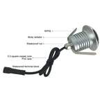 โคมไฟฝัง LED 3W แบบโพลาไรซ์ กันน้ำ IP67 โคมเปลือกเต่า สำหรับสวนและสนามหญ้าภายนอก แสงอบอุ่น 3000K Q2 แสงสองทาง แสงอบอุ่น 3000K Q2