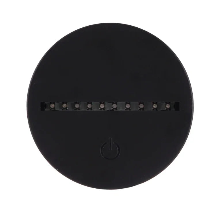 7 Color Discoloration Creative Visual Stereo Lamp Desk Lamp Night Light, Side Face Cat Style