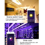 ไฟสีสันสดใส 300 LED SMD 5050 ควบคุมระยะไกลผ่านแอป ใช้งานร่วมกับ Alexa & Google Home