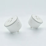 ปลั๊ก WiFi รูปทรงกลม 10A 2.4GHz ขนาดเล็ก ควบคุมระยะไกลผ่านแอป ตั้งเวลาทำงานได้ รองรับ Alexa & Google Home พร้อมไฟหายใจหลากสี AC 100-240V ปลั๊ก US