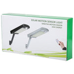ไฟผนังพลังงานแสงอาทิตย์ 12W 56 ดวง LED SMD 2835 สำหรับใช้ในบ้านและกลางแจ้ง กันน้ำ IP65 ควบคุมระยะไกล พร้อมเซนเซอร์ตรวจจับร่างกายมนุษย์