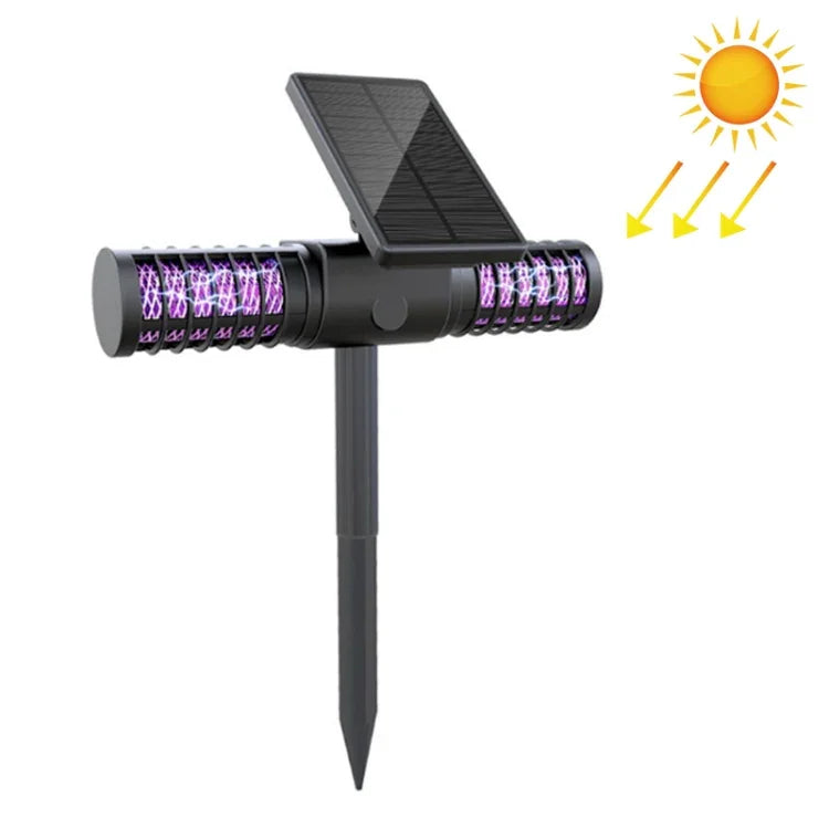 SZ-16008 โคมไฟดักยุงพลังงานแสงอาทิตย์สำหรับกลางแจ้ง กันน้ำ IP65 LED สำหรับตกแต่งสวน ฝังดิน พร้อมปลั๊กดิน