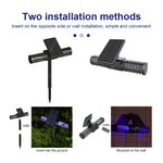 SZ-16008 โคมไฟดักยุงพลังงานแสงอาทิตย์สำหรับกลางแจ้ง กันน้ำ IP65 LED สำหรับตกแต่งสวน ฝังดิน พร้อมปลั๊กดิน