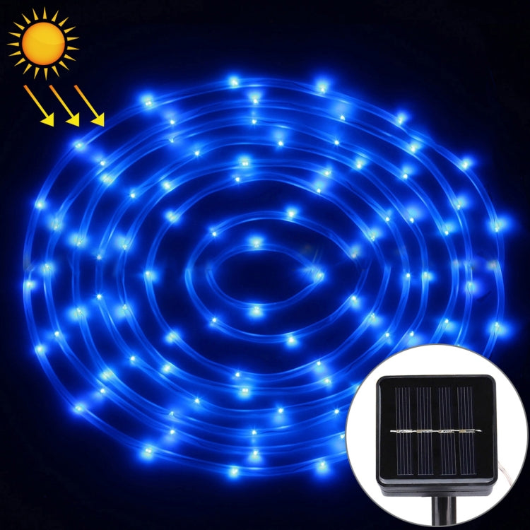 แผงโซลาร์เซลล์กันน้ำ 50 LED, ไฟสีน้ำเงิน 5 เมตร 50 LED, ไฟสีขาว 5 เมตร 50 LED, ไฟสีขาวอุ่น 5 เมตร 50 LED