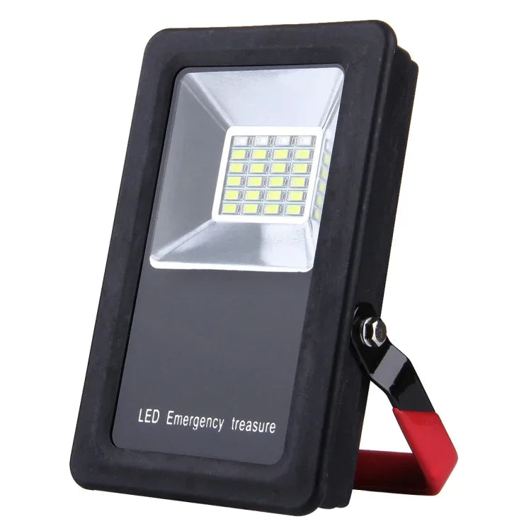 ไฟเตือนกระพริบสีแดงและน้ำเงิน 24 ดวง LED SMD5730 2400LM 6000-6500K แบบพกพาพร้อมที่จับ กำลังไฟ 30W/2400LM 6000-6500K