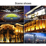 ไฟเตือนกระพริบสีแดงและน้ำเงิน 24 ดวง LED SMD5730 2400LM 6000-6500K แบบพกพาพร้อมที่จับ กำลังไฟ 30W/2400LM 6000-6500K
