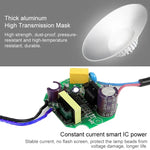 โคมไฟเหมือง LED 50W สำหรับคลังสินค้า โรงงาน เวิร์กช็อป ป้องกันการระเบิด รุ่นวิศวกรรม ตะขอไม่มีโซ่, 50W, รุ่นวิศวกรรม