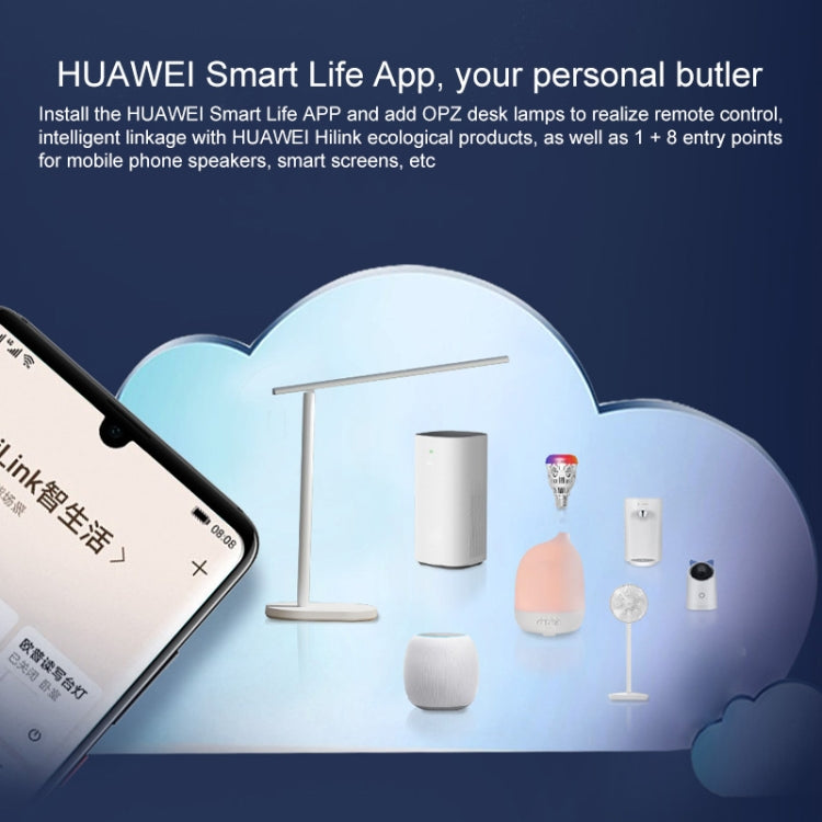 โคมไฟตั้งโต๊ะ LED ออริจินัล Huawei Smart OPPLE พับได้ ปรับอ่านหนังสือ ความสว่าง รองรับ HUAWEI HiLink