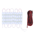 โมดูล LED 5630 SMD 30 LED ไฟสีขาวกันน้ำสำหรับตกแต่ง, สายยาว 5 เมตร, DC 12V, 30 LED 5630 SMD