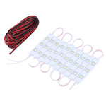 โมดูล LED 5630 SMD 30 LED ไฟสีขาวกันน้ำสำหรับตกแต่ง, สายยาว 5 เมตร, DC 12V, 30 LED 5630 SMD