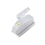 โคมไฟเซนเซอร์ LED บานพับในตู้เสื้อผ้าขนาด 0.3W เปิด-ปิดอัตโนมัติ 3 ดวง LED, 1 ชิ้น แสงขาว, 1 ชิ้น แสงวอร์มไวท์