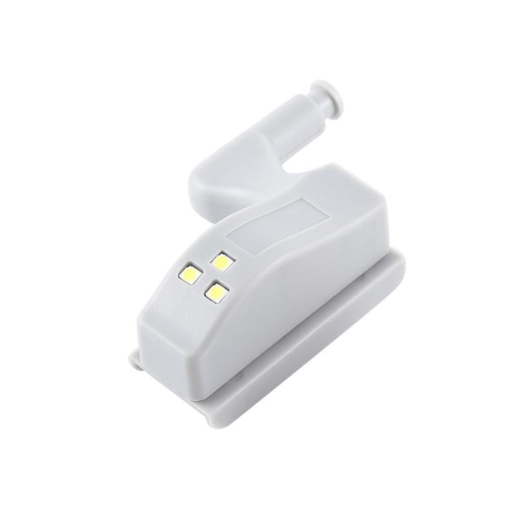 โคมไฟเซนเซอร์ LED บานพับในตู้เสื้อผ้าขนาด 0.3W เปิด-ปิดอัตโนมัติ 3 ดวง LED, 1 ชิ้น แสงขาว, 1 ชิ้น แสงวอร์มไวท์