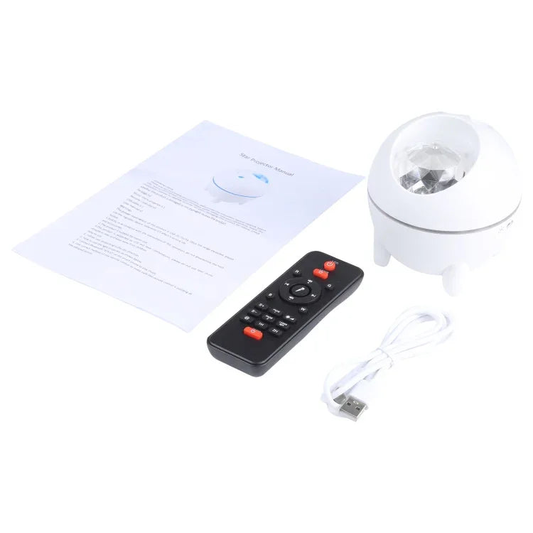 ไฟ LED โปรเจกเตอร์ท้องฟ้าดาวเคลื่อนที่แบบ USB 5W พร้อมรีโมทคอนโทรล