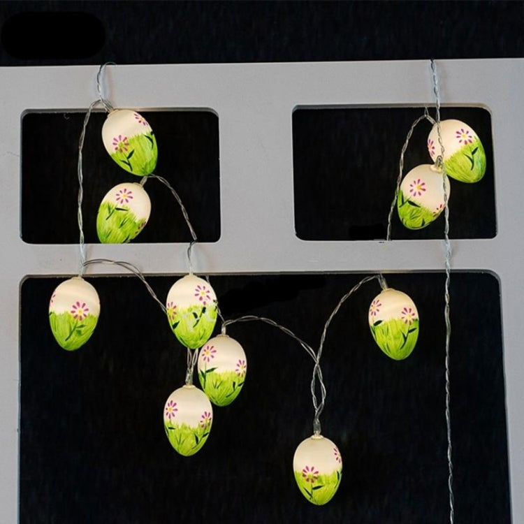 หลอดไฟ LED รูปไข่อีสเตอร์น่ารัก 10 หลอด สำหรับตกแต่งวันหยุด