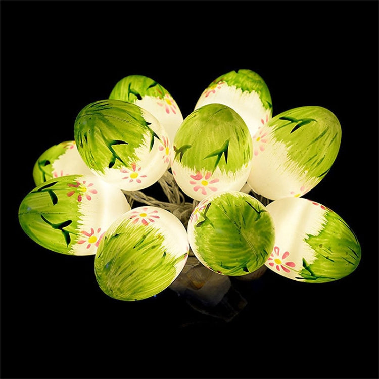 หลอดไฟ LED รูปไข่อีสเตอร์น่ารัก 10 หลอด สำหรับตกแต่งวันหยุด