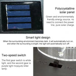 โคมไฟสนามหญ้าฟาร์มกำจัดยุงและแมลงพลังงานแสงอาทิตย์ LED กันน้ำ IP44