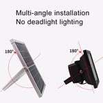 ไฟสปอร์ตไลท์พลังงานแสงอาทิตย์ 30W 170 LEDs กันน้ำ IP67 พร้อมรีโมทคอนโทรล, 30W
