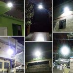 ไฟสปอร์ตไลท์พลังงานแสงอาทิตย์ 30W 170 LEDs กันน้ำ IP67 พร้อมรีโมทคอนโทรล, 30W