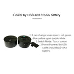 โคมไฟตั้งโต๊ะ 3D รูปเปียโน LED สีสันสดใส รุ่น USB & แบตเตอรี่