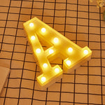 ไฟ LED แขวนตั้งพื้นสีขาวอุ่น ใช้แบตเตอรี่ รุ่น A, N, B, O, C, P, D, Q, E, R, F, G, T, U, V, I, W, J, K, X, L, M, Z