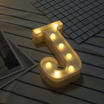 ไฟ LED แขวนตั้งพื้นสีขาวอุ่น ใช้แบตเตอรี่ รุ่น A, N, B, O, C, P, D, Q, E, R, F, G, T, U, V, I, W, J, K, X, L, M, Z